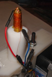 Attaching the thermistor to the nozzle